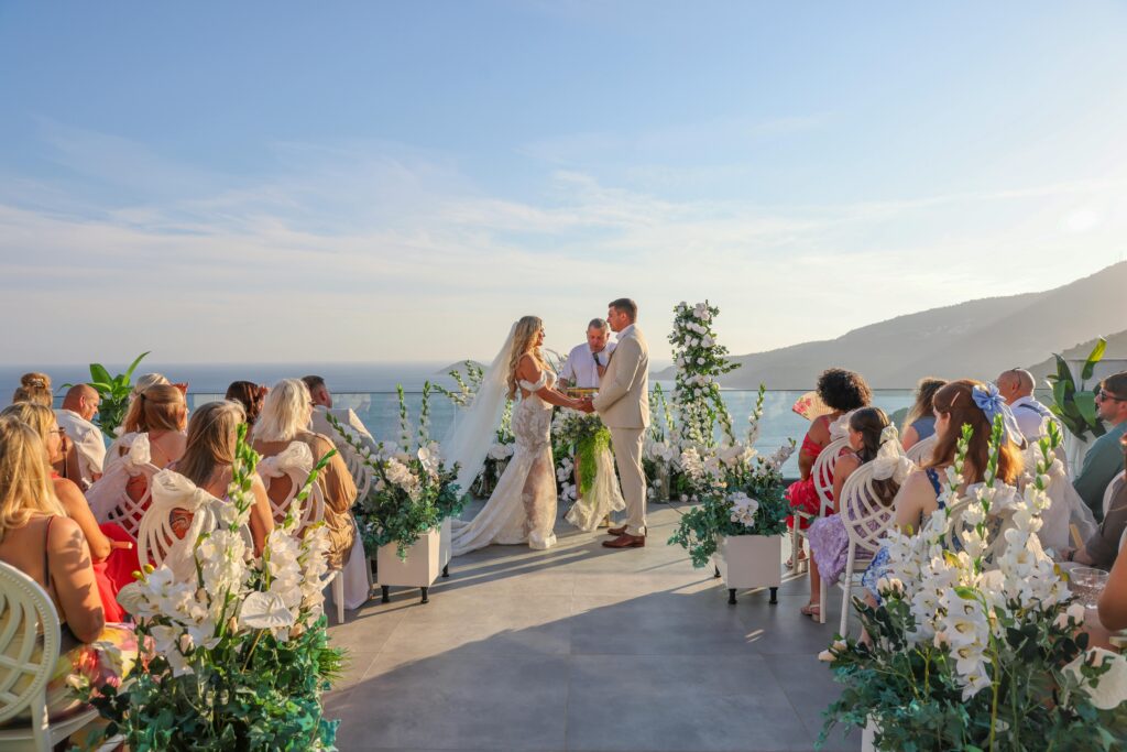 Beautiful Outdoor Wedding Ceremony by the Sea