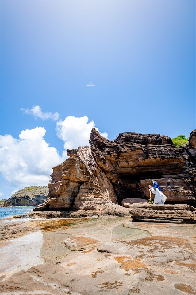 Couple at Mermaid Garden