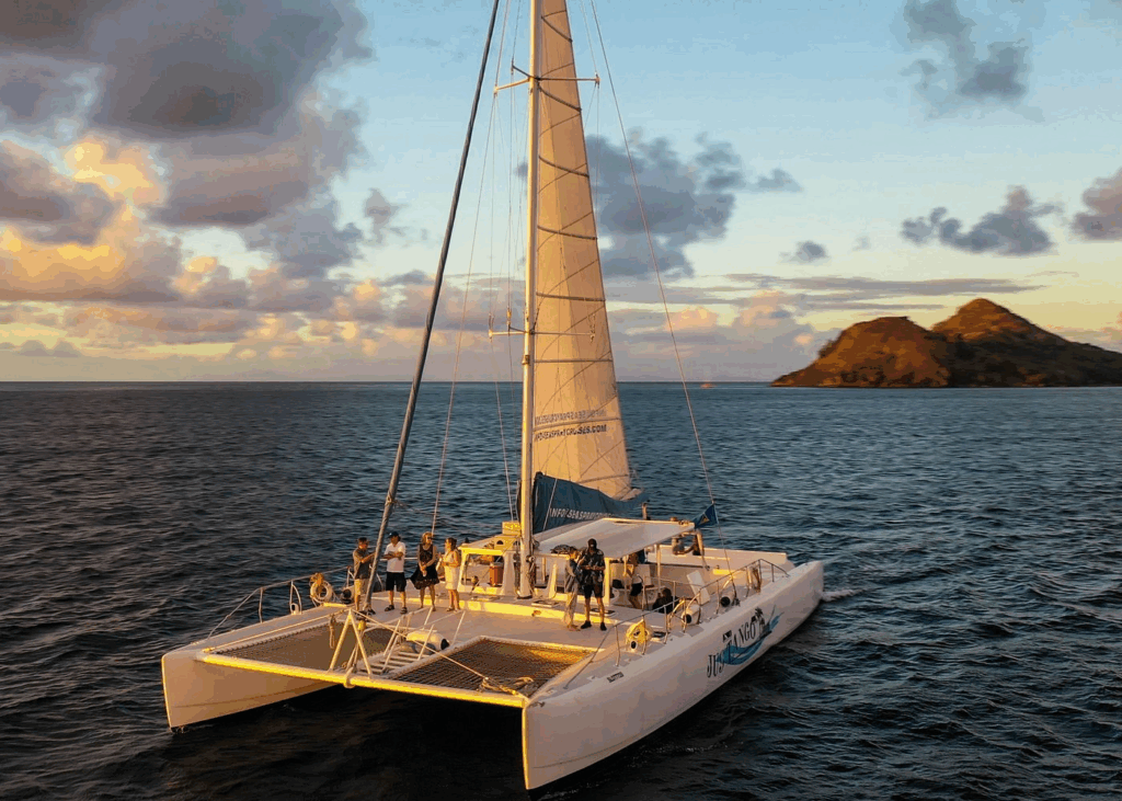 Champagne Sunset Sail in St. Lucia