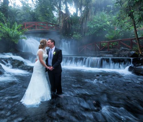 Unique wedding in the jungle